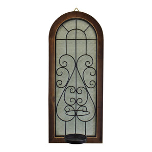 Candle Wall Sconce, Arched Design